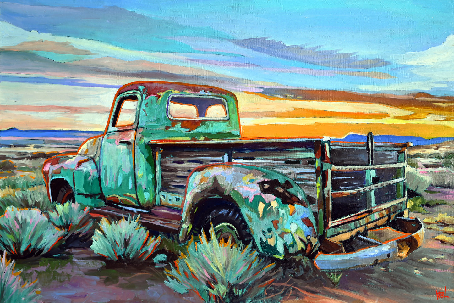 Sunset in America